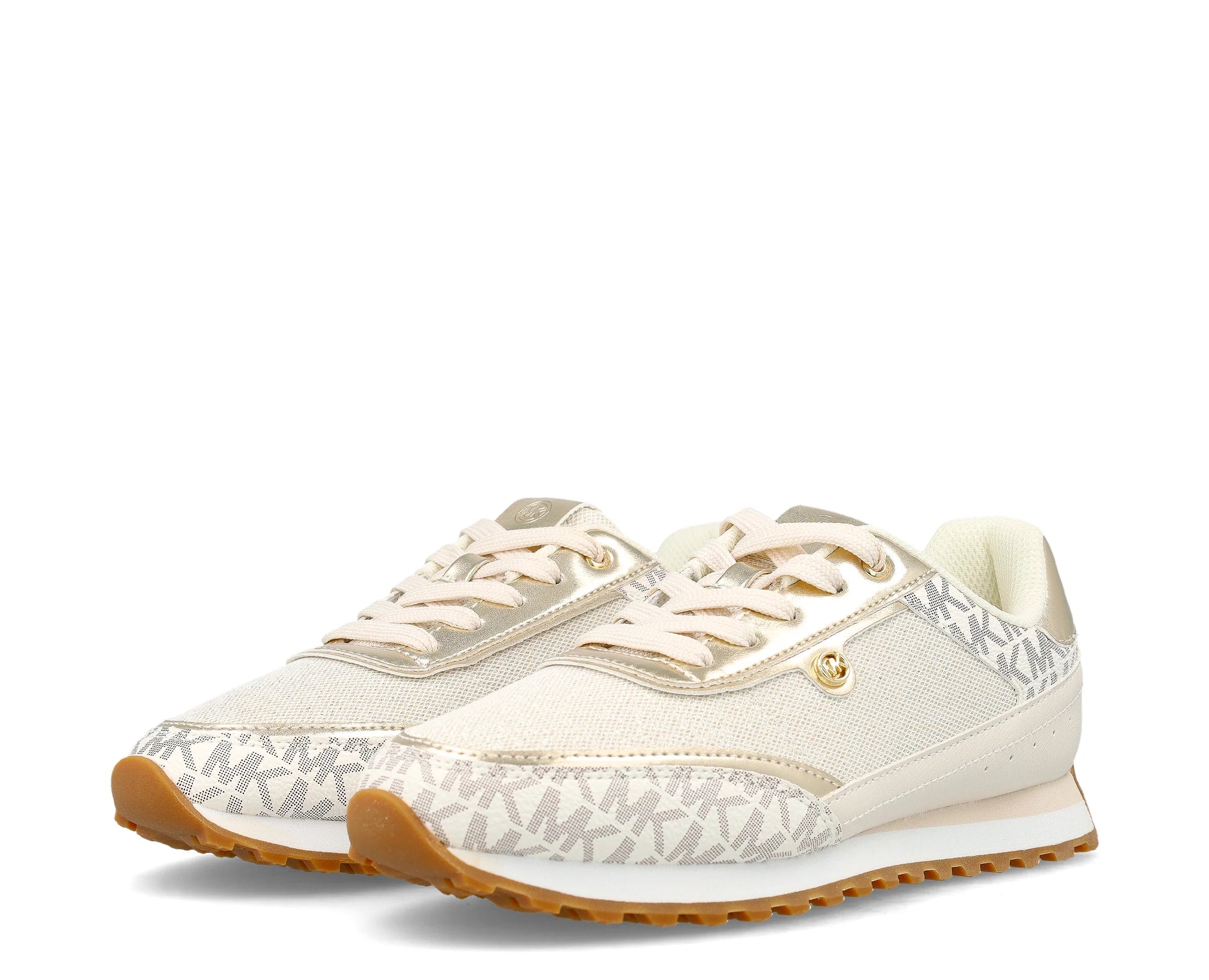 Sapatilhas Michael Kors Nova Mulher Bege/Dourada Michael Kors 