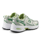 New Balance 530 Prateado/Verde New Balance 