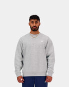 New Balance Camisola Essentials Fleece Cinza MT41510AG