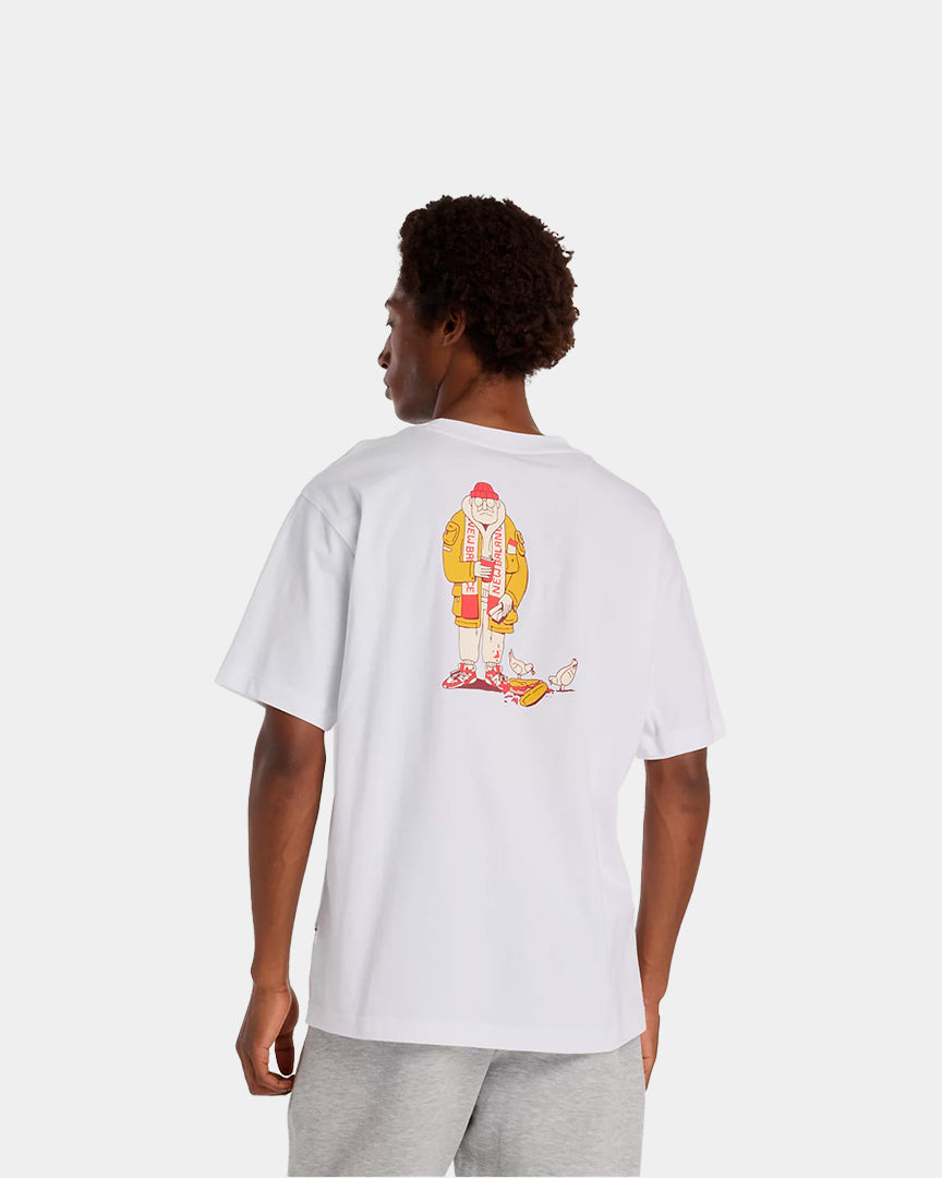 New Balance T-Shirt Spectator Branca  MT53931WT