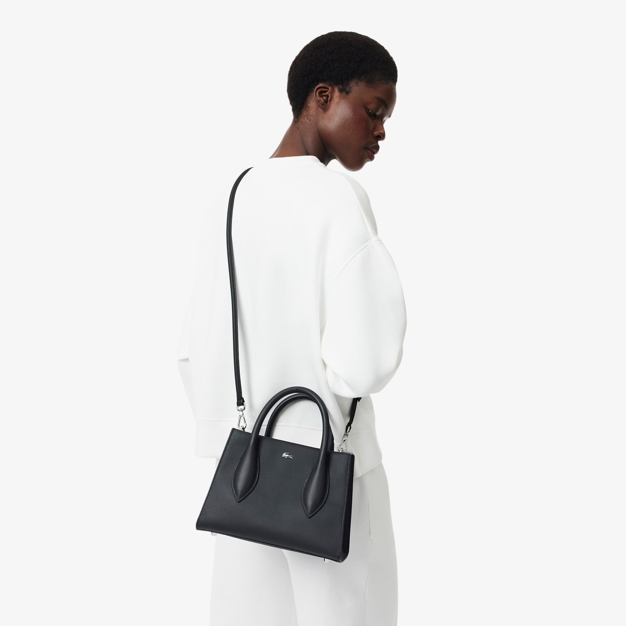 Mala Lacoste Daily City Preta Lacoste 