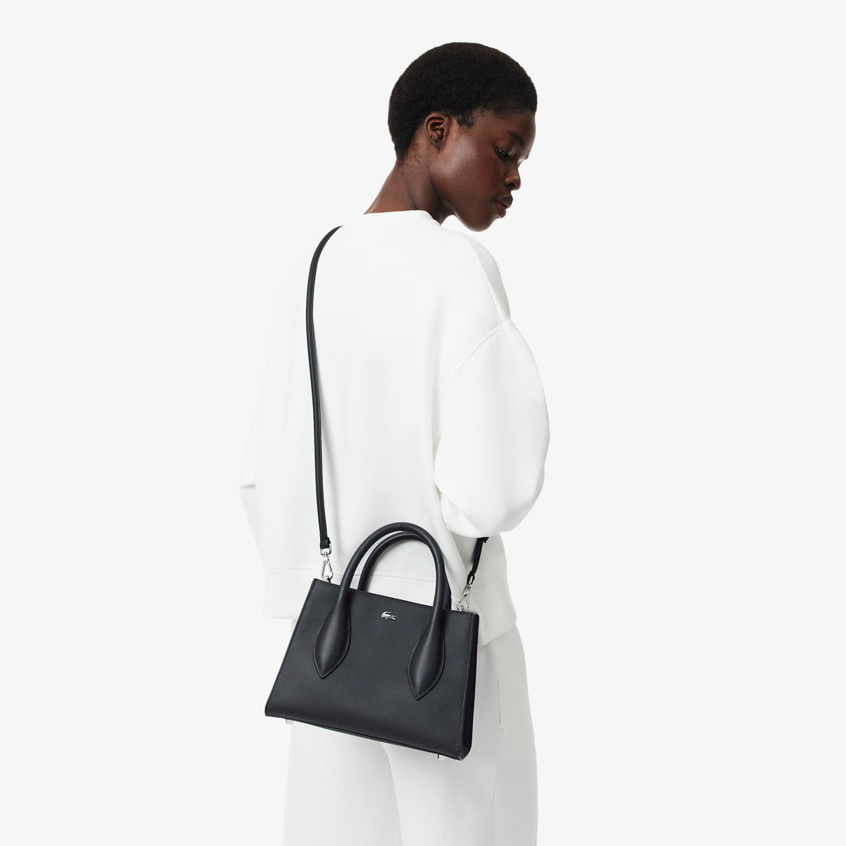 Mala Lacoste Daily City Preta Lacoste 