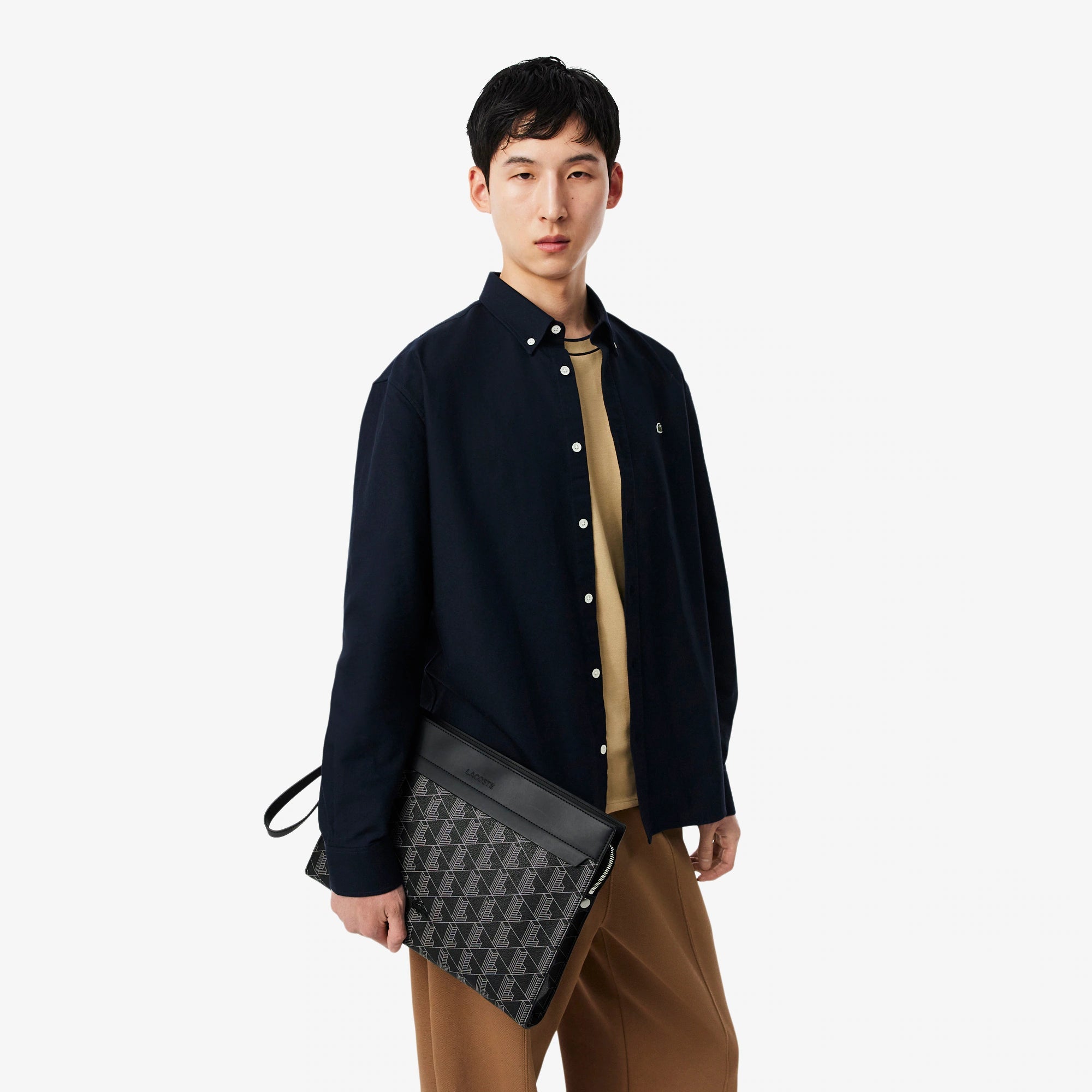 Mala de Computador Lacoste The Blend Preto Lacoste 