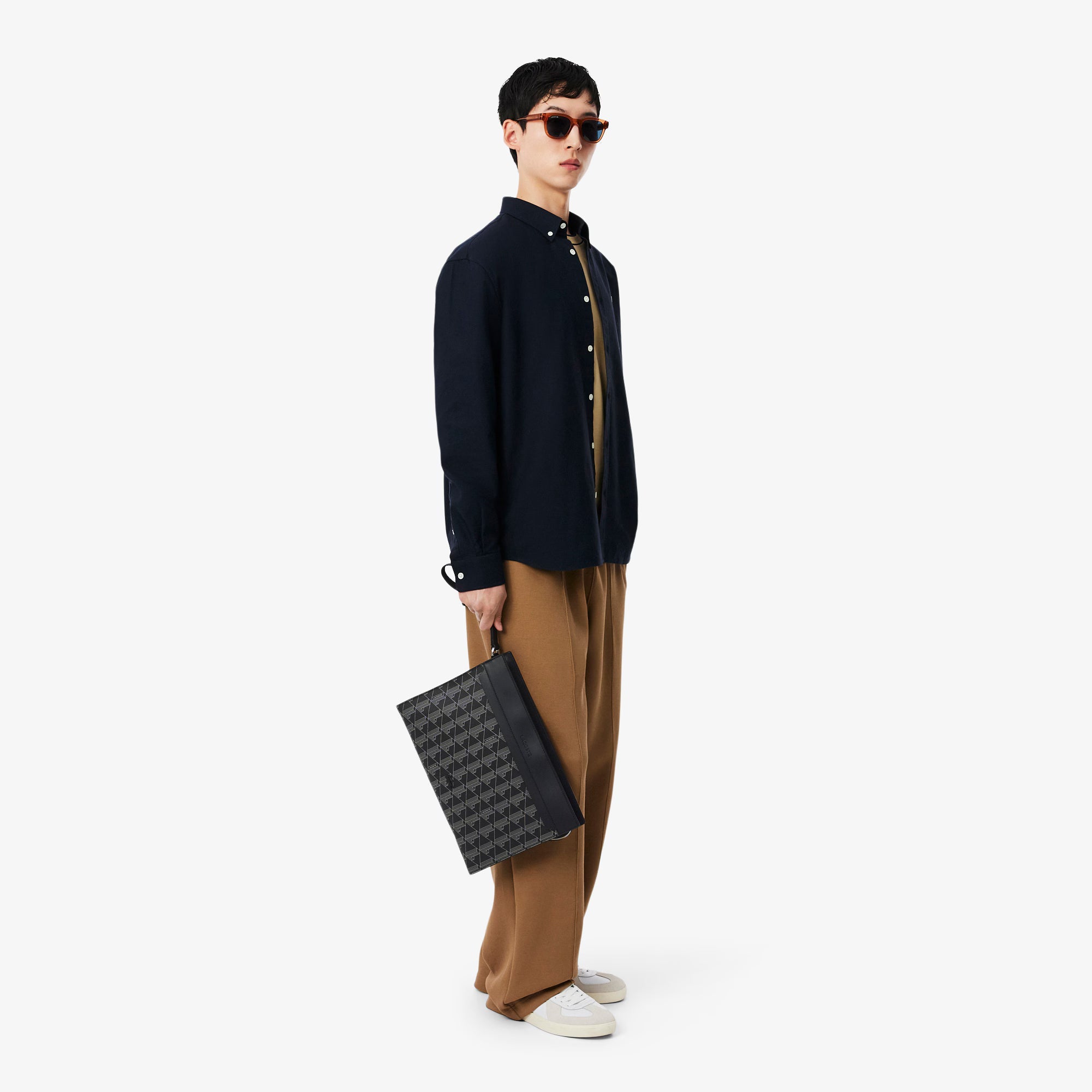 Mala de Computador Lacoste The Blend Preto Lacoste 