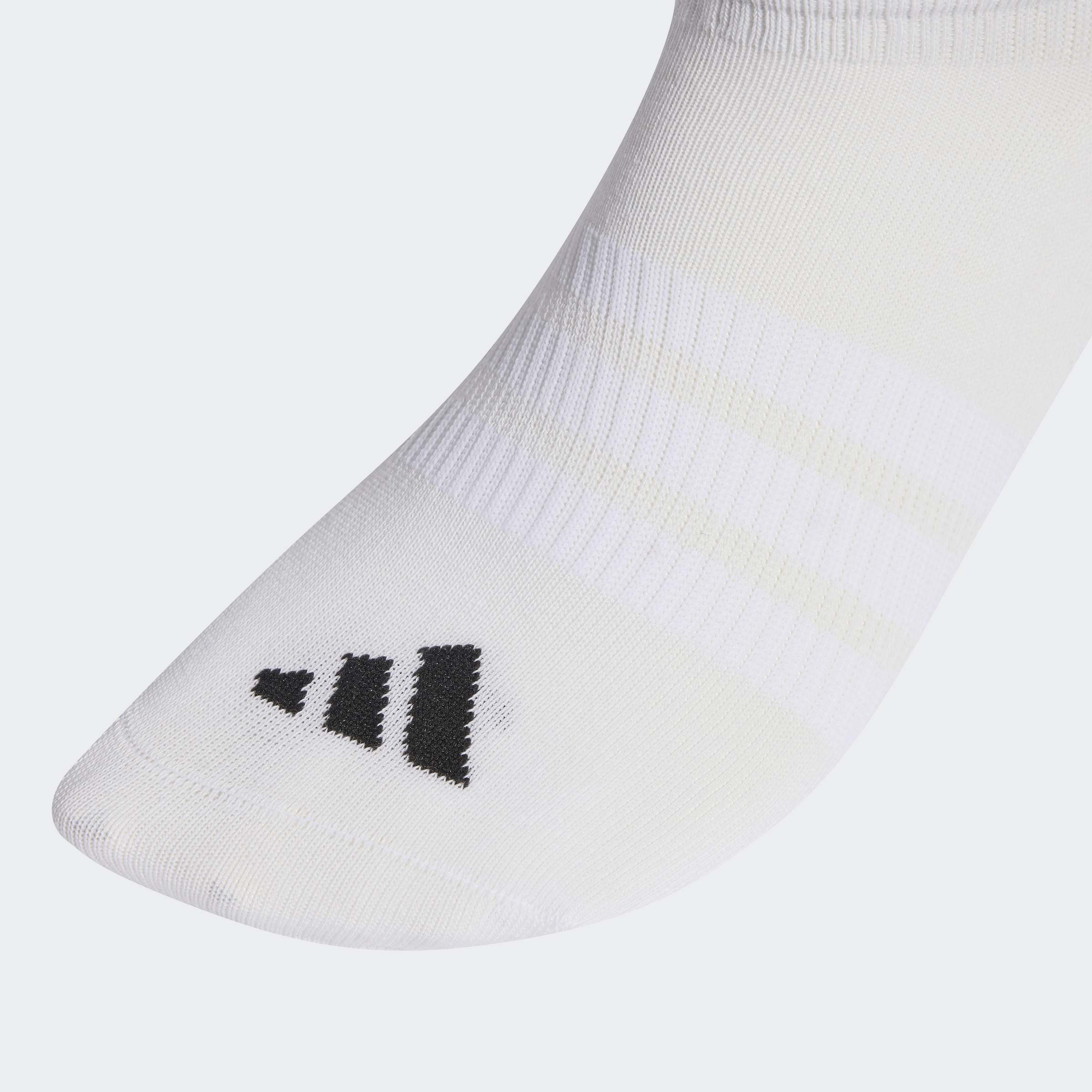 Meias Invisíveis Adidas 3P Brancas Adidas 