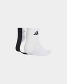 Meias Leves Adidas Até o Tornozelo 3P Multicor vista traseira