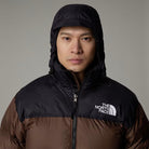 The North Face Blusão Retro Nuptse 1996 Castanho The North Face 