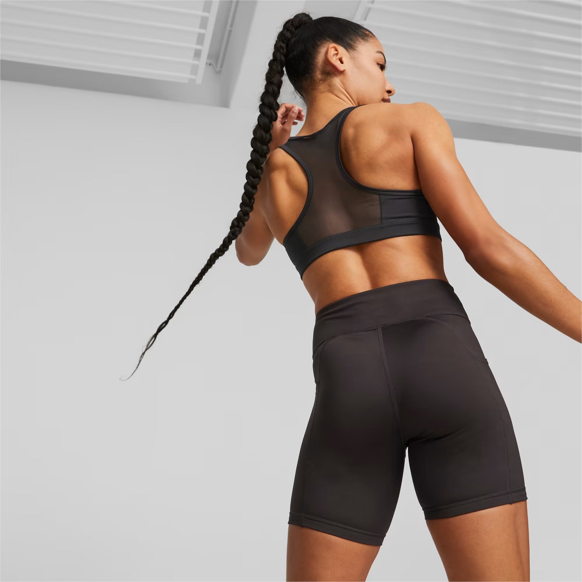 Puma Sutiã de Treino Mid Impact Preto Puma