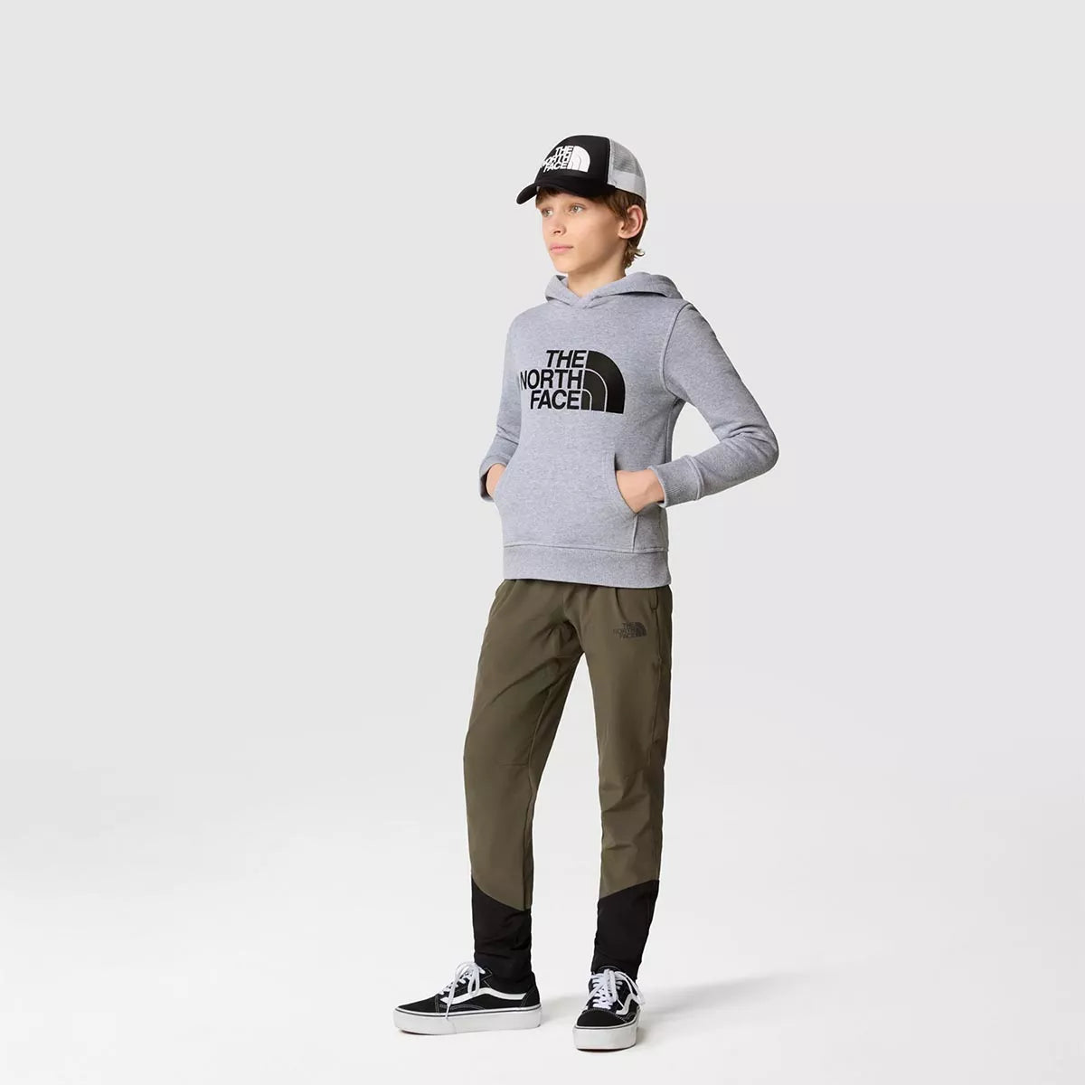 The North Face Camisola Drew Peak Jr Cinza The North Face