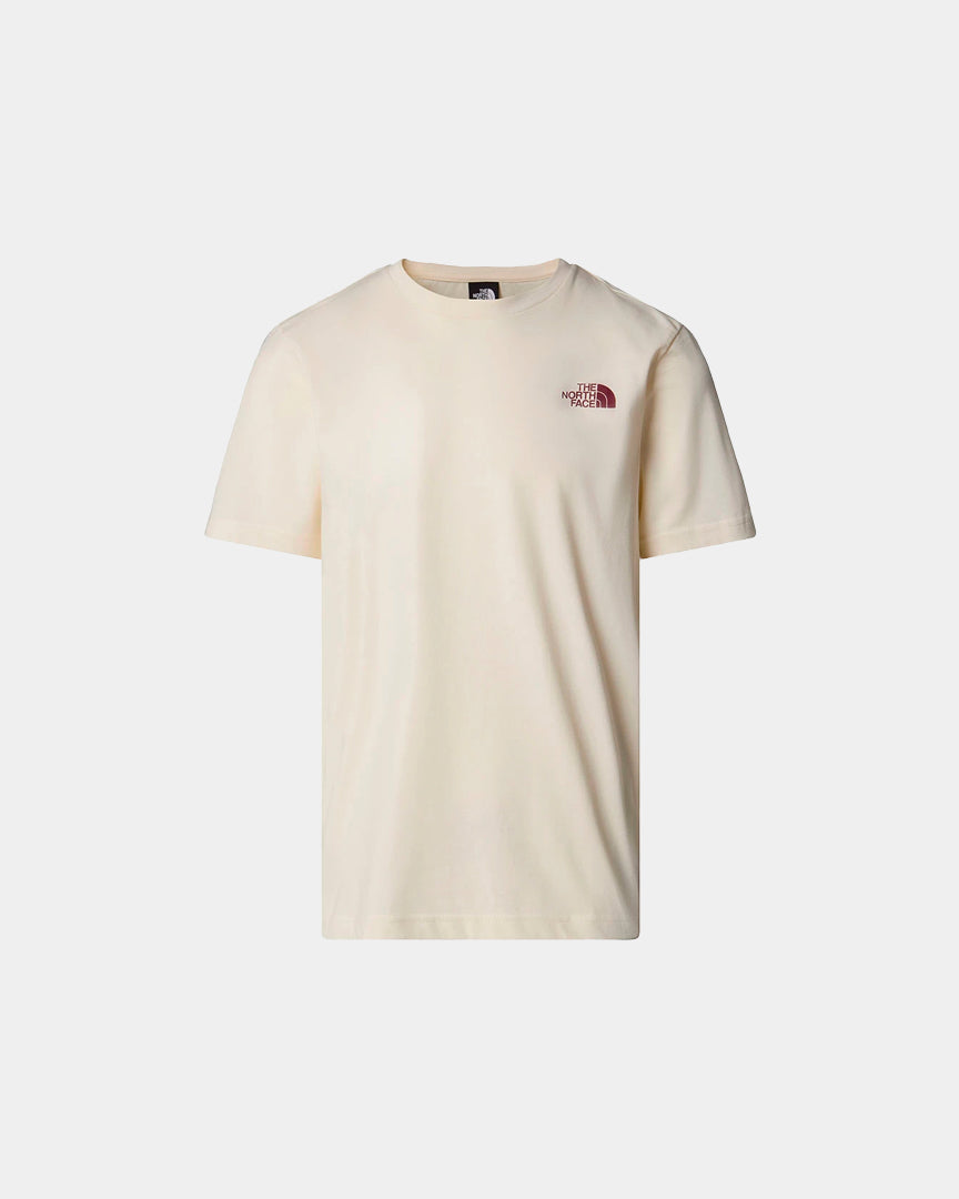 The North Face T-Shirt Topographic Branca NF0A89DQQLI