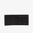 Lacoste Carteira M Billfold Coin Preta Lacoste 