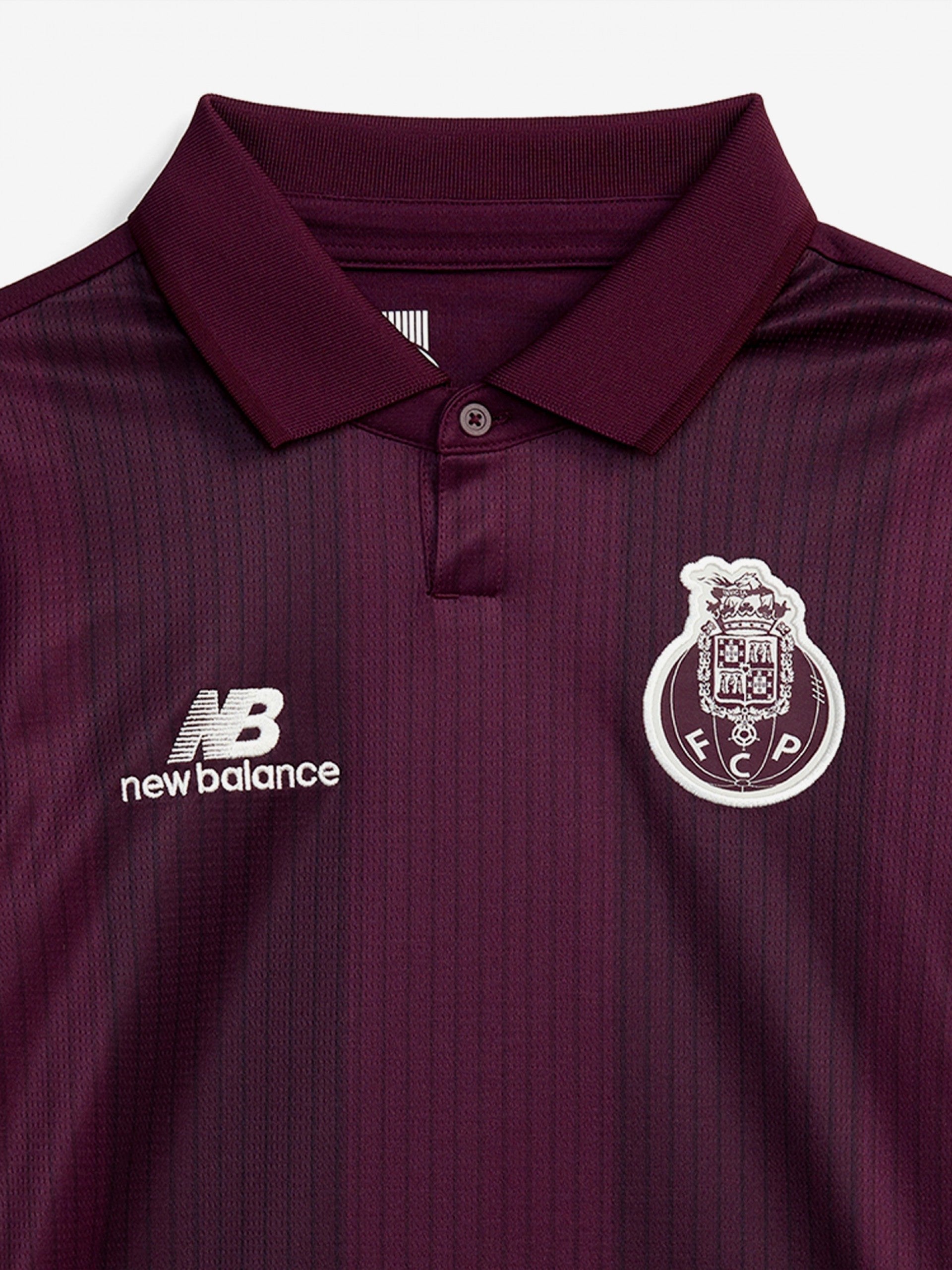 New Balance Camisola FC Porto Alternativa Junior EP26/27 Bordô New Balance 