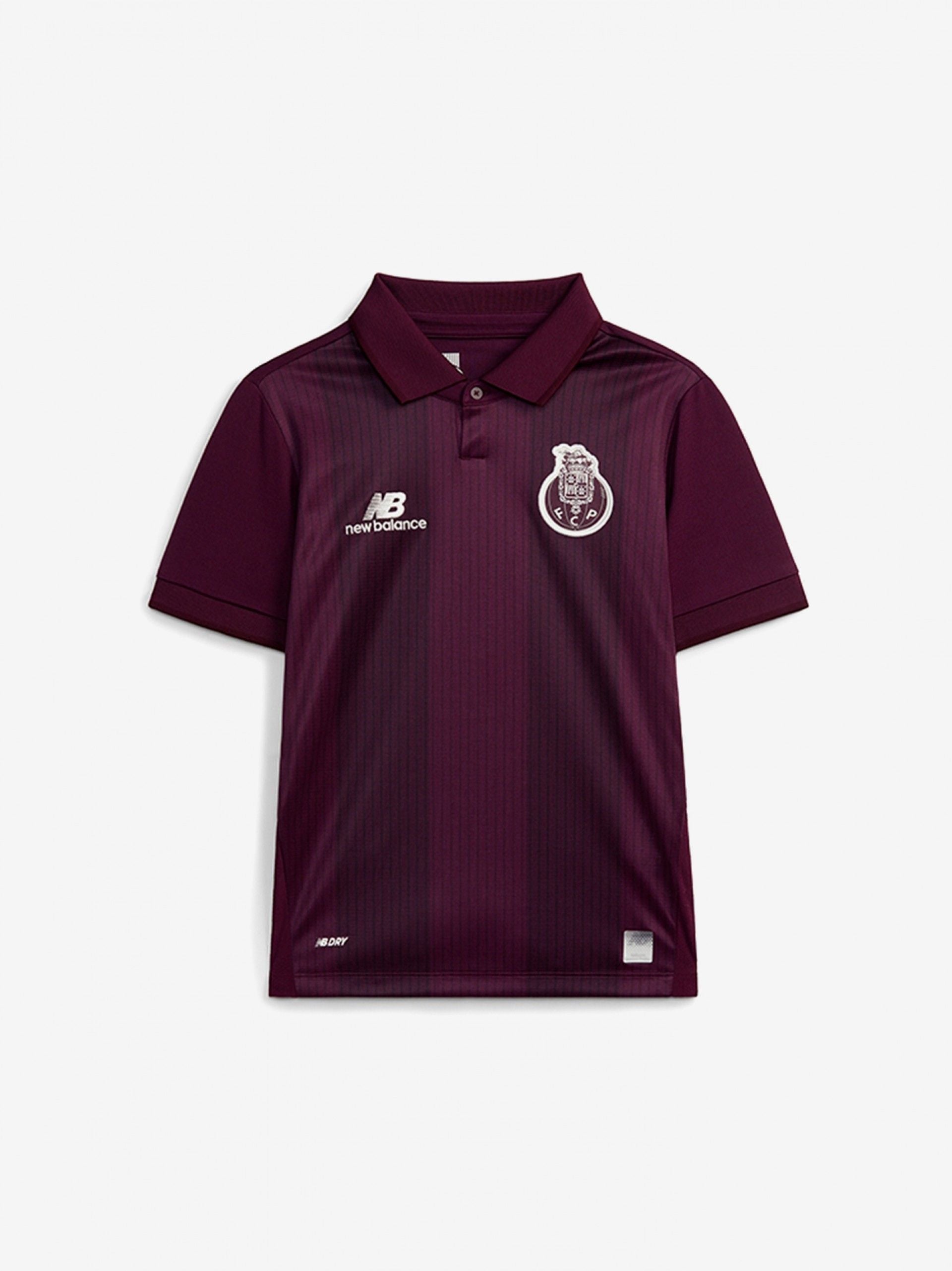 New Balance Equipamento FC Porto Alternativo Junior EP26/27 Bordô New Balance 