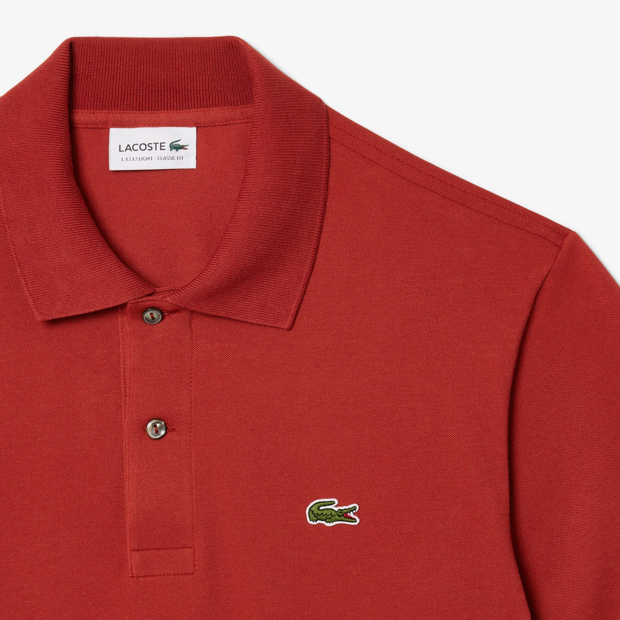 Lacoste Polo Light Classic Fit Bordô Lacoste 