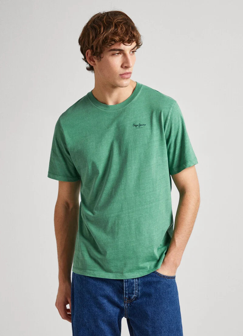 Pepe Jeans T-Shirt Logo Verde Pepe Jeans