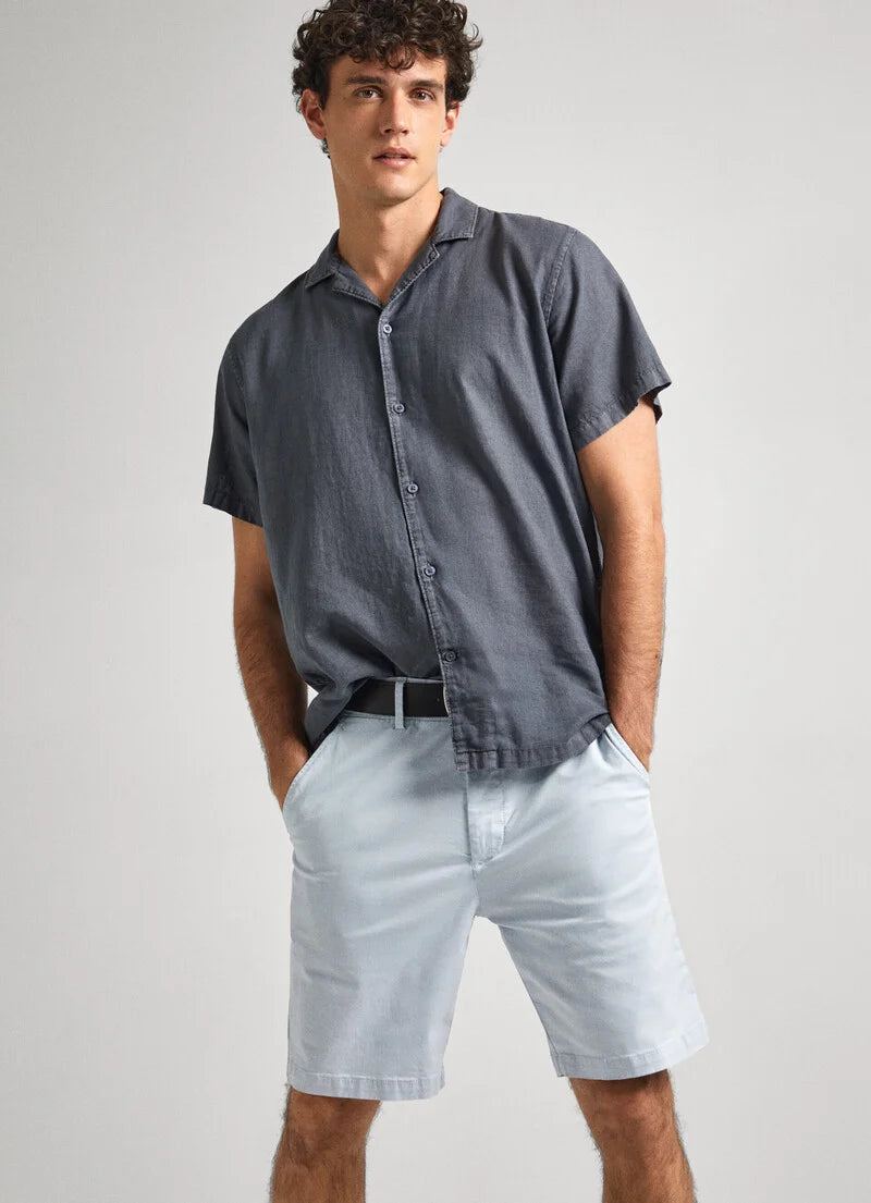 Pepe Jeans Calções Chino Azul Bebé Pepe Jeans