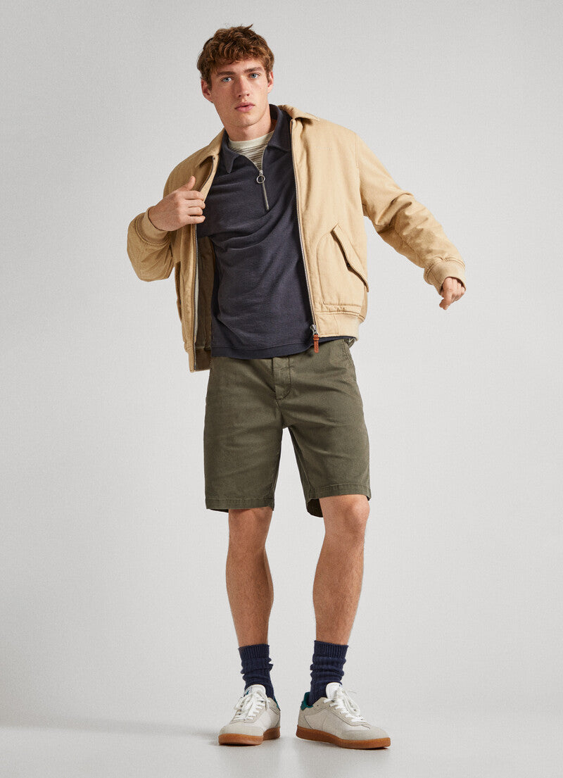 Pepe Jeans Calções Chino Verdes Pepe Jeans