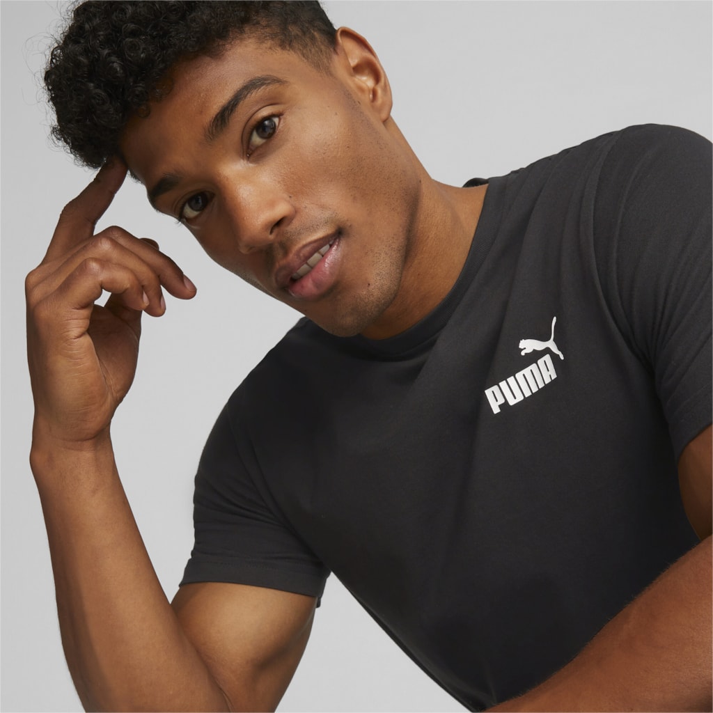 Puma ESS Small Logo Tee Preta Puma