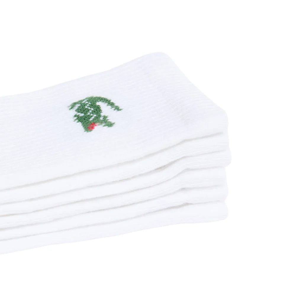 Pack de 3 Meias Unissexo Lacoste Almofadadas Brancas Lacoste 