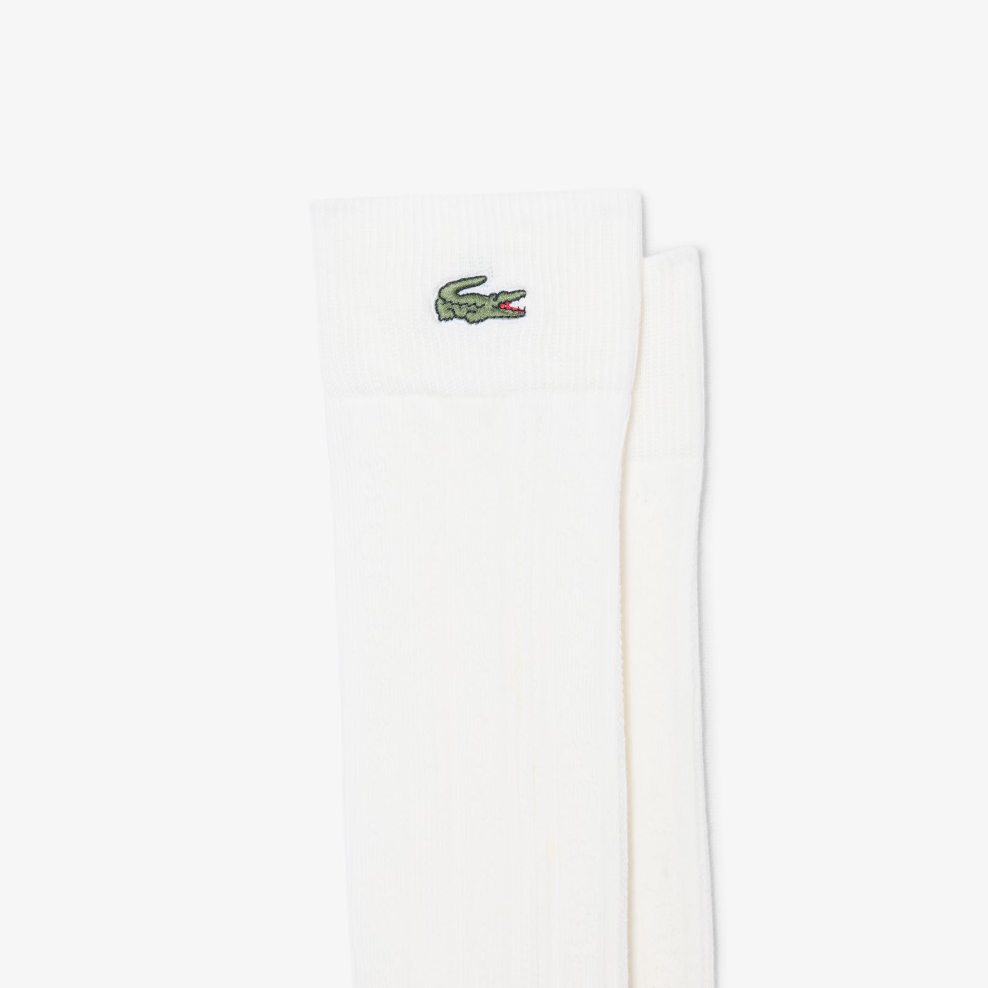 Par de Meias Mulher Lacoste Pointelle Brancas Lacoste 