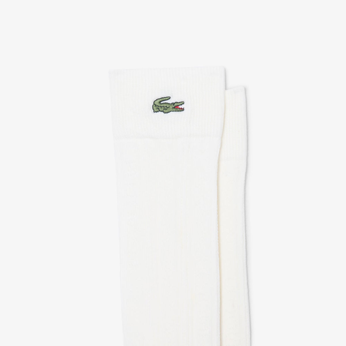 Par de Meias Mulher Lacoste Pointelle Brancas Lacoste 