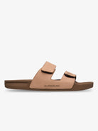 Quiksilver Chinelos Rivi Leather Bege/Castanho Quiksilver 
