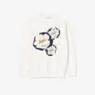 Lacoste Camisola Oversized Flower Bege Lacoste 