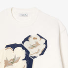 Lacoste Camisola Oversized Flower Bege Lacoste 