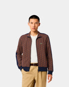 Lacoste Casaco Paris Monograma Violeta/Castanho SH1368009I4