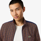 Lacoste Casaco Paris Monograma Violeta/Castanho Lacoste 