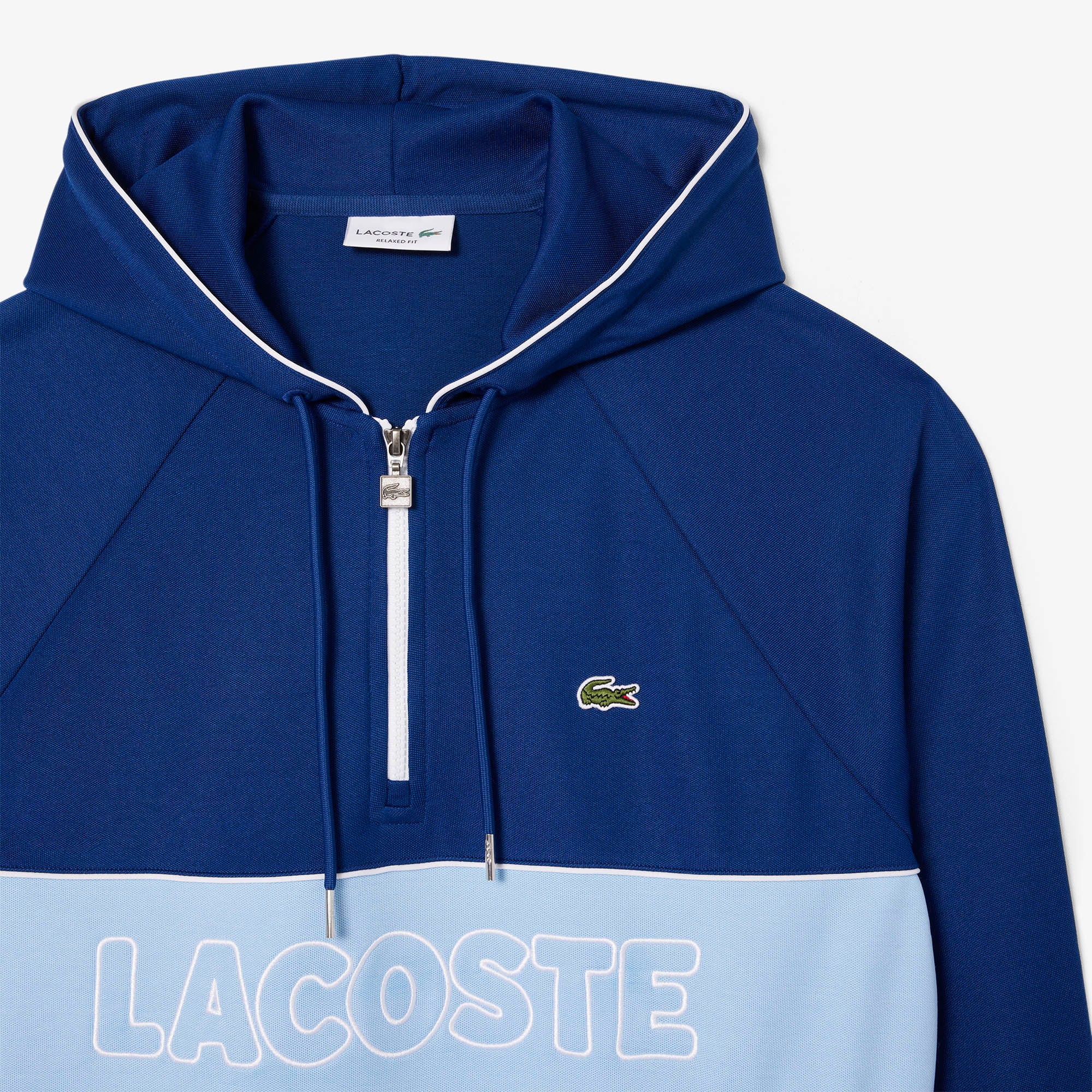 Lacoste Camisola Paris Interlock Piqué Azul Lacoste 