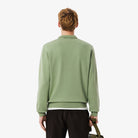 Lacoste Sweatshirt em felpa com zip e gola alta Verde Lacoste 