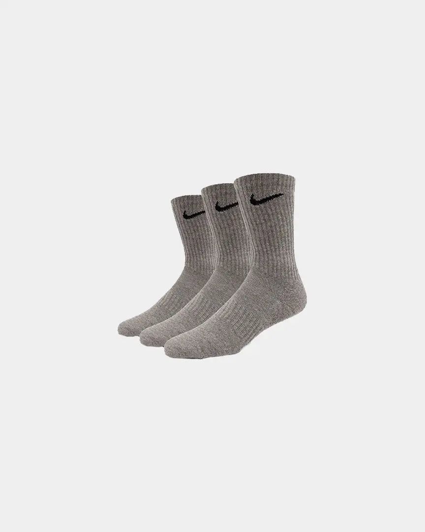 Nike Pack 3 Meias Acolchoadas Everyday Cinza SX7664064