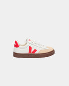 Veja Small Volley O.T Leather Branco/Vermelho SY2021012C