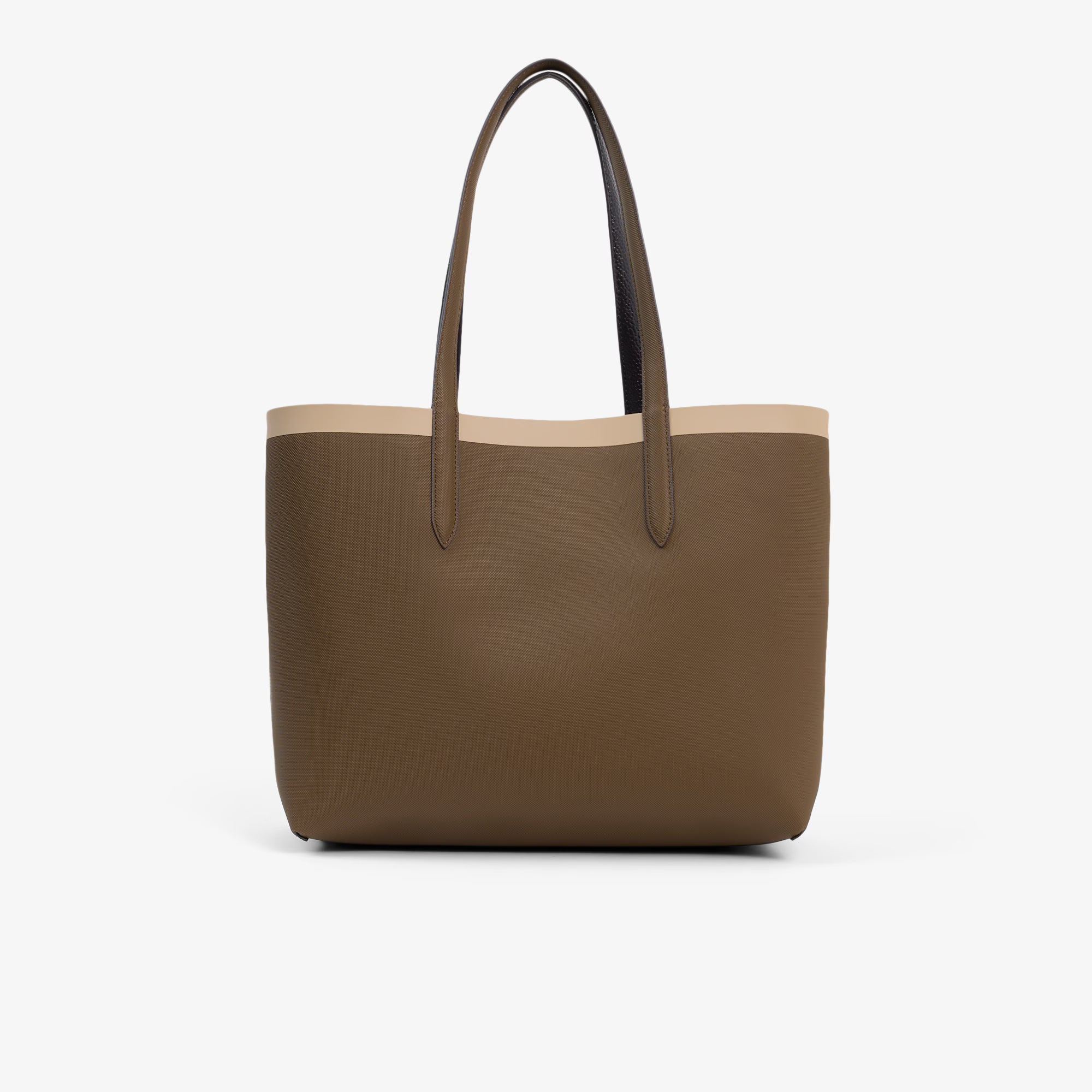 Saco Mala Lacoste Tote Anna Reversível Castanho/Bege Lacoste 