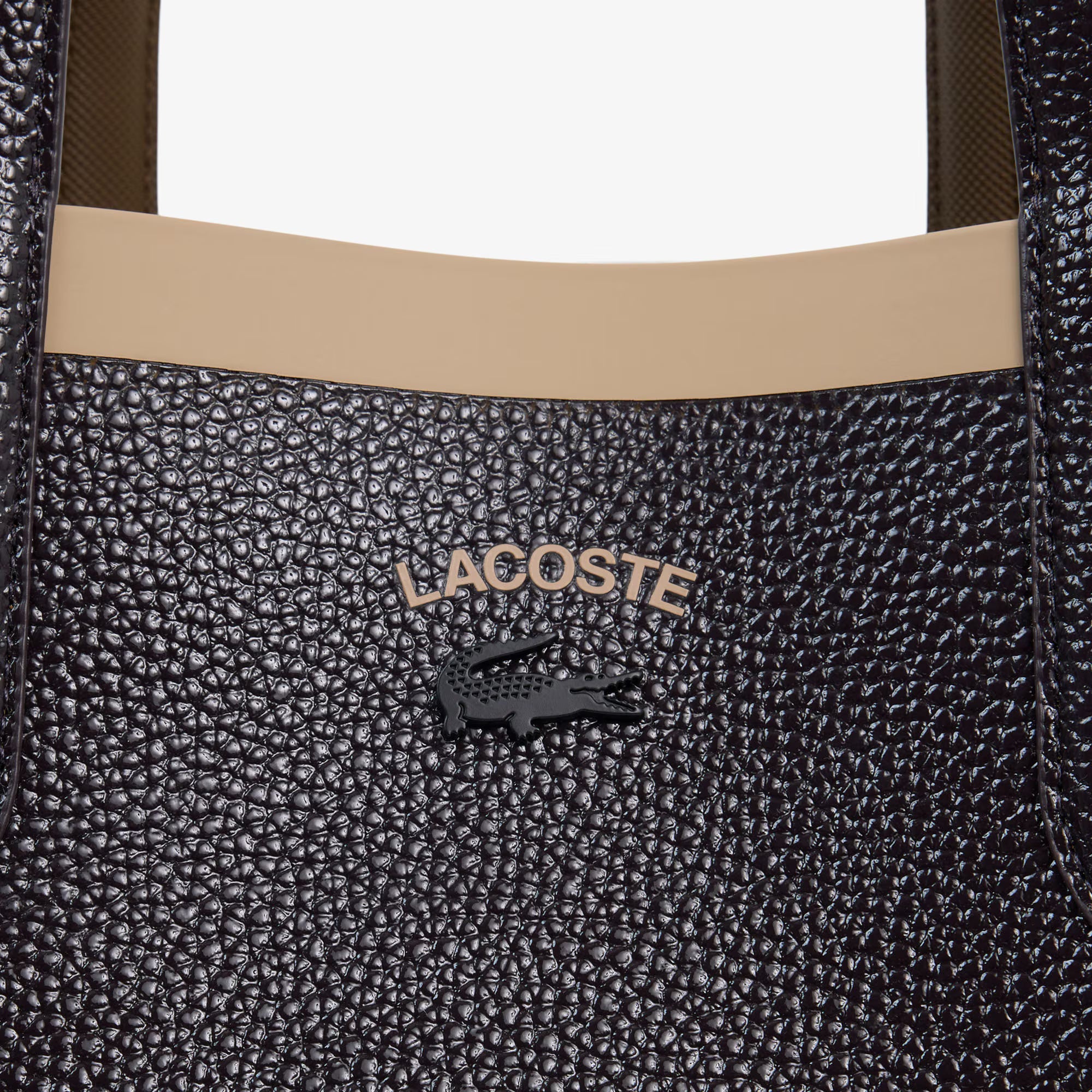 Saco Mala Lacoste Tote Anna Reversível Castanho/Bege Lacoste 