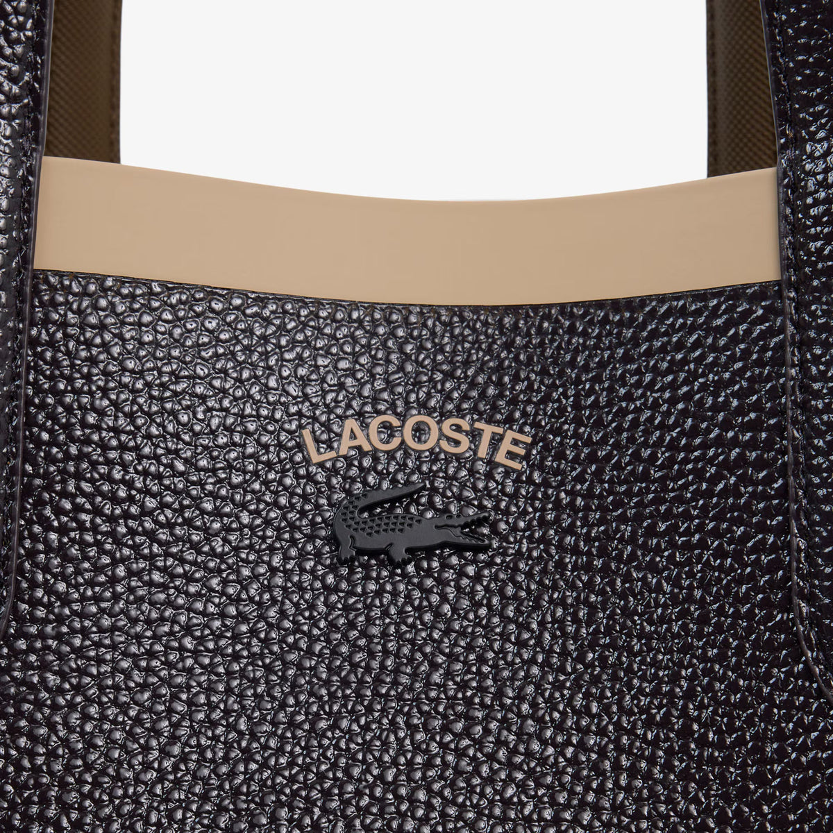 Saco Mala Lacoste Tote Anna Reversível Castanho/Bege Lacoste 