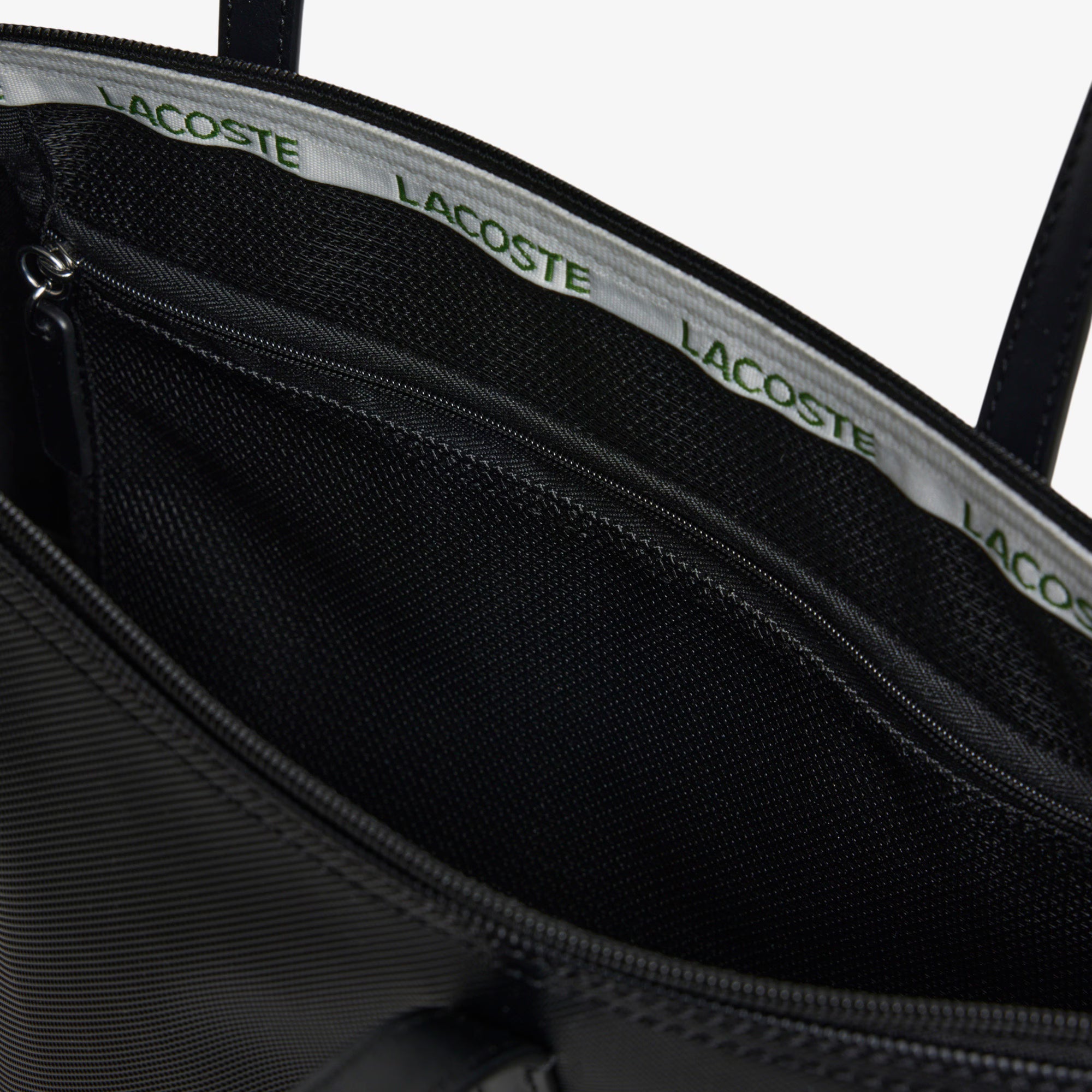 Saco Mala Lacoste Tote L.12.12 Concept Pequeno Preto Lacoste 