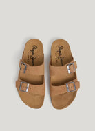 Sandálias Pepe Jeans Oban Suede Castanho Pepe Jeans 