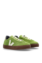 Sapatilha Criança Veja Small Volley O.T Leather Camurça Verde