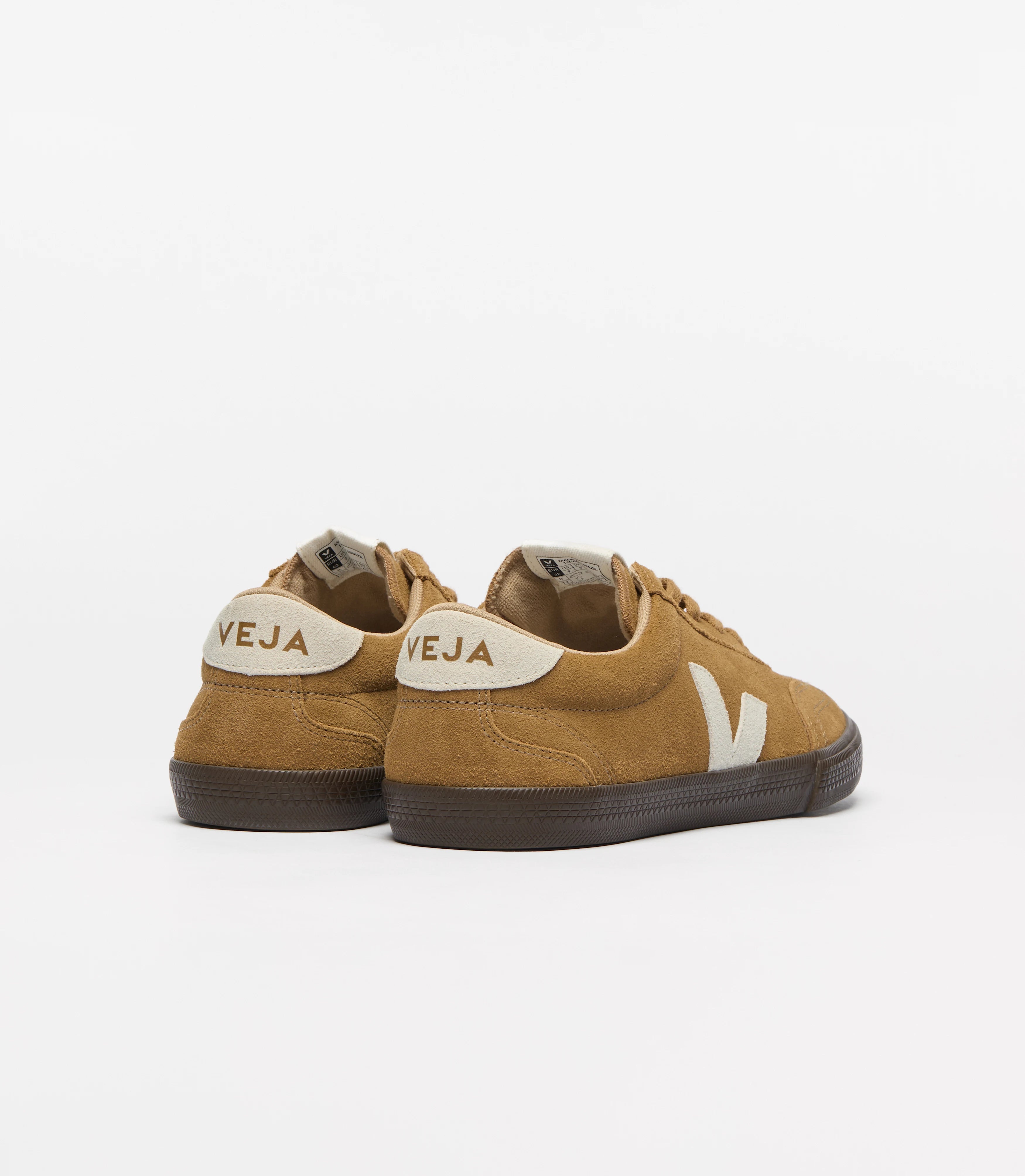 Sapatilha Homem Veja Volley Suede Castanho