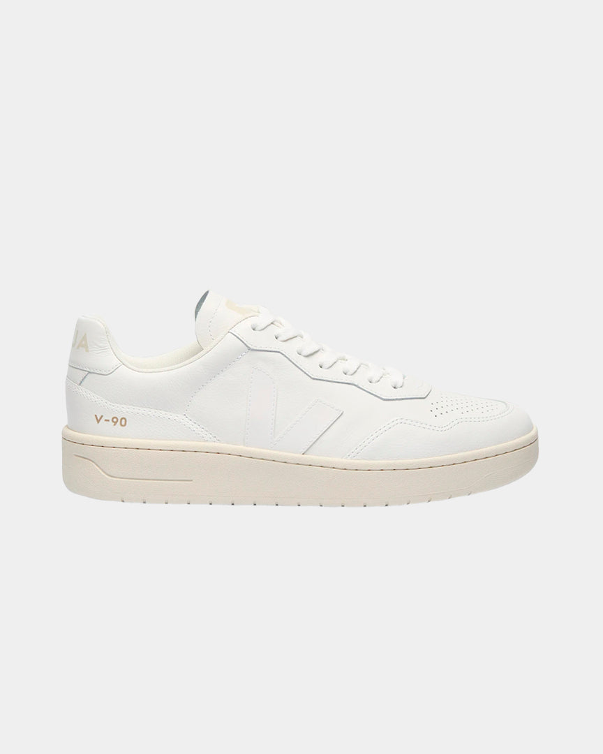 Sapatilha Veja Homem V-90 Leather Branca Veja 
