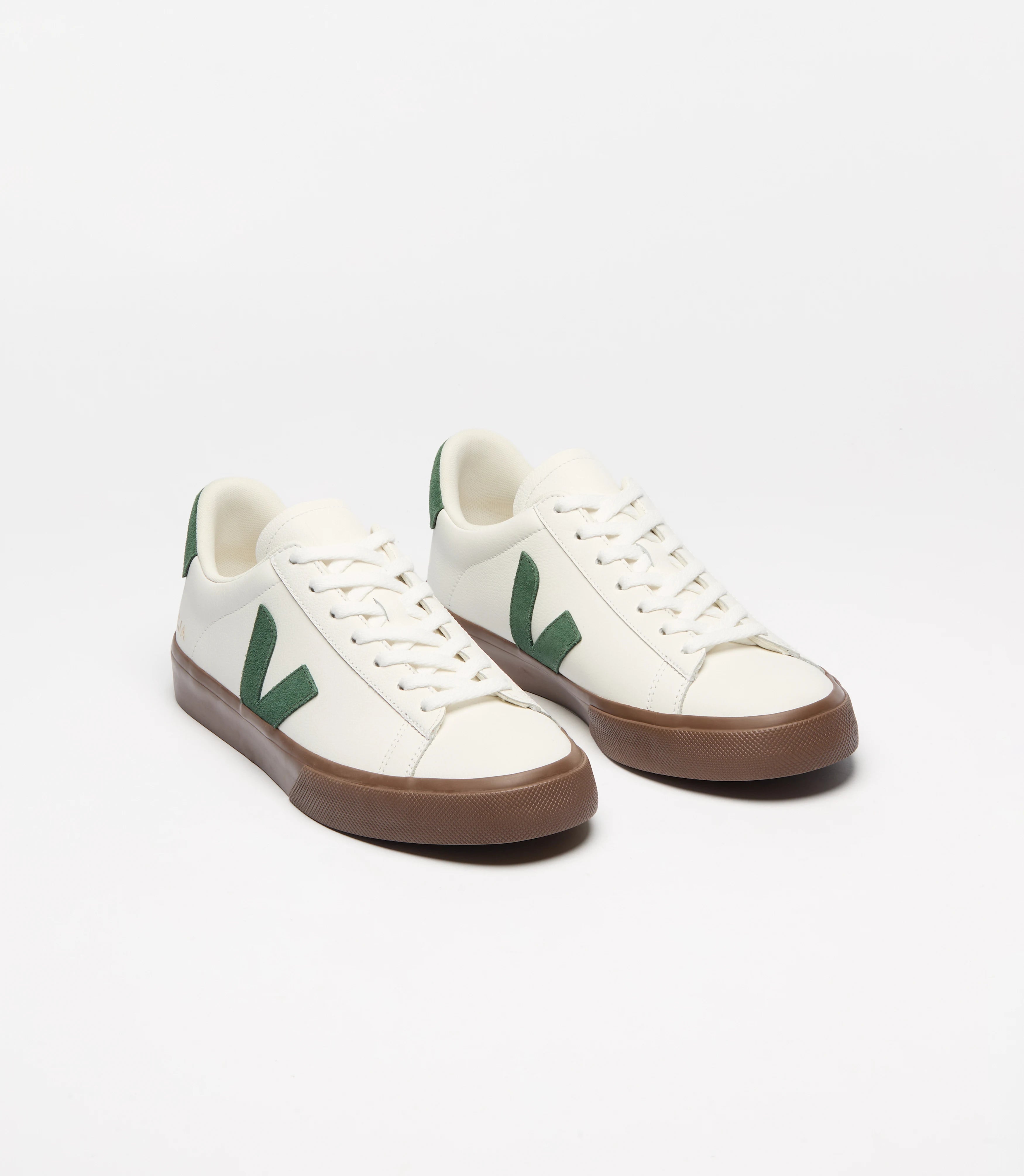 Sapatilha homem Veja Campo Leather Branco/Verde