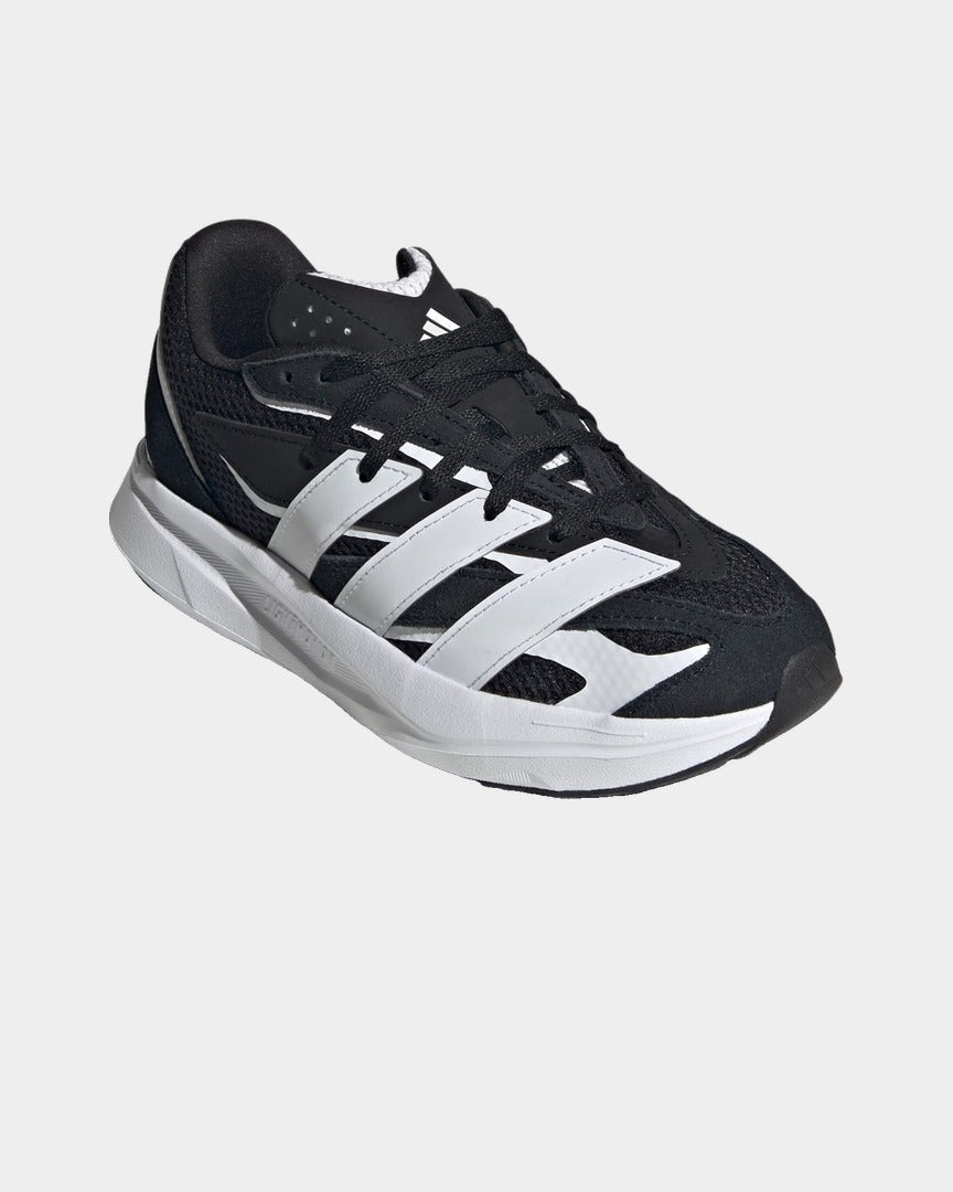 Sapatilhas Adidas Lightblaze J Preto/Branco vista frontal
