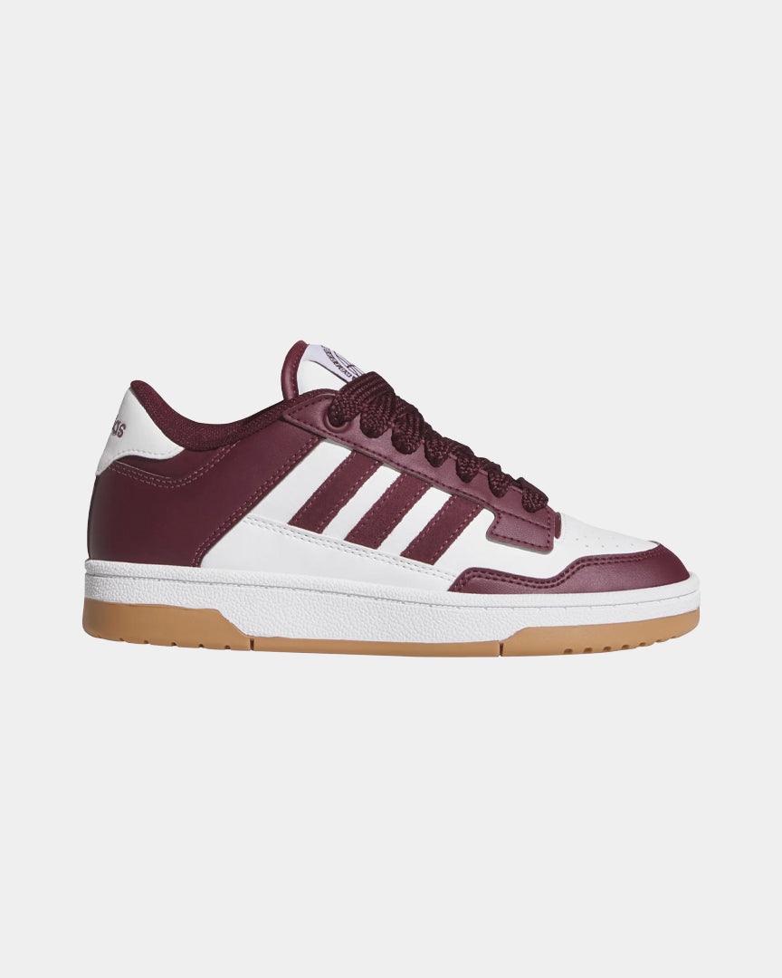 Sapatilhas Adidas Rapid Court Low J Bordô/Branco Adidas 
