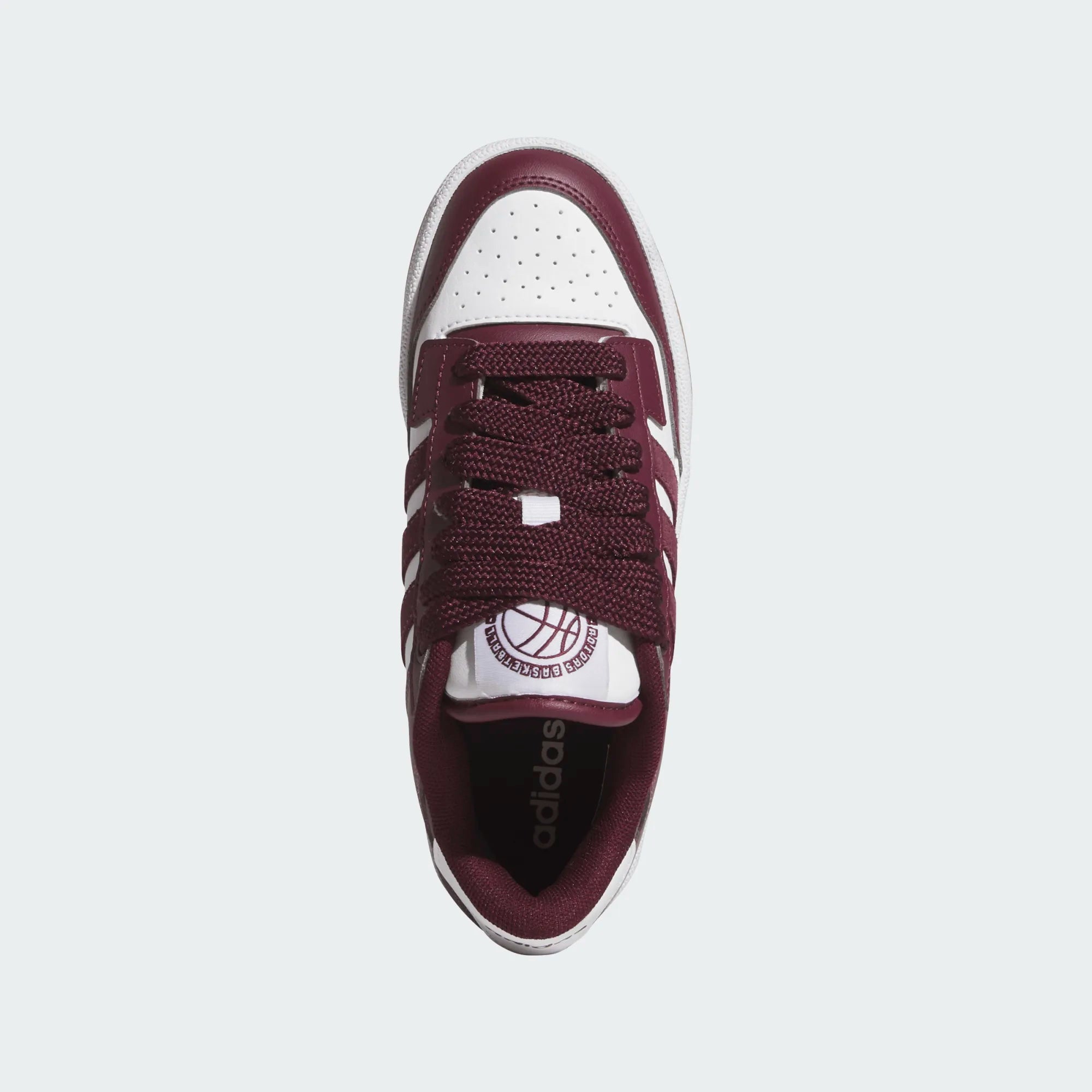 Sapatilhas Adidas Rapid Court Low J Bordô/Branco Adidas 