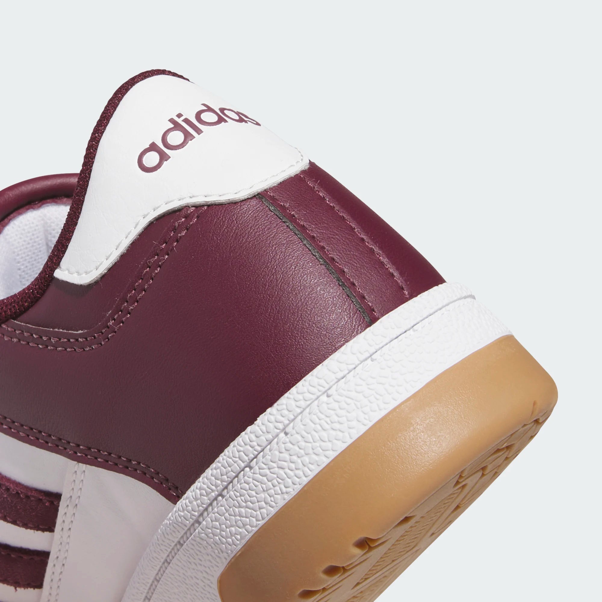 Sapatilhas Adidas Rapid Court Low J Bordô/Branco Adidas 