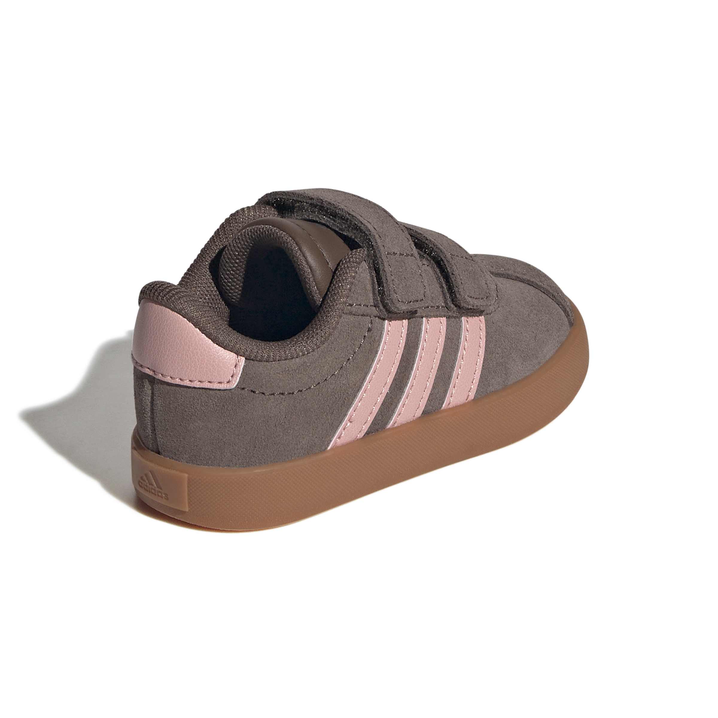 Sapatilhas Bebé Adidas VL Court 3.0 CF I Castanho/Rosa Adidas 