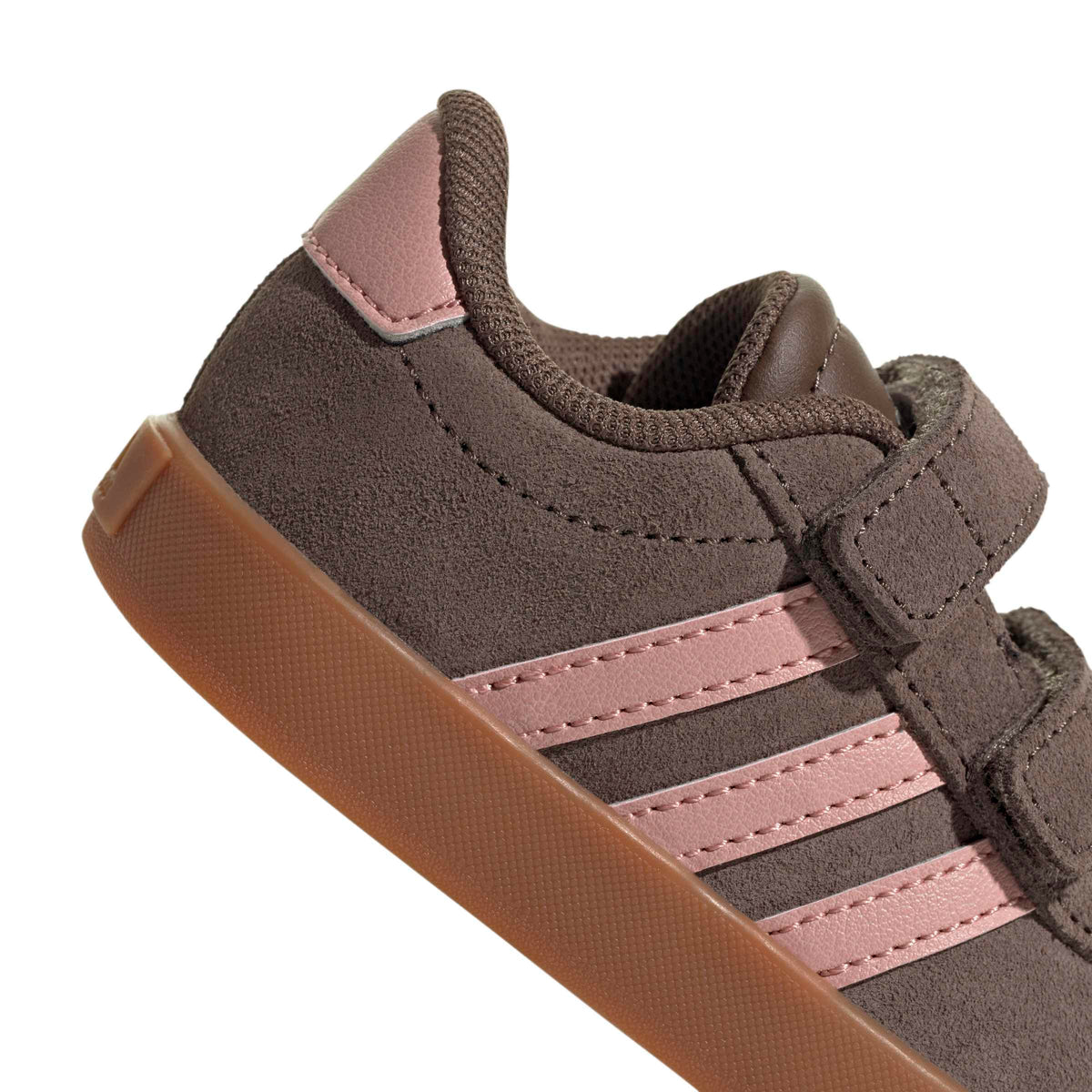 Sapatilhas Bebé Adidas VL Court 3.0 CF I Castanho/Rosa Adidas 