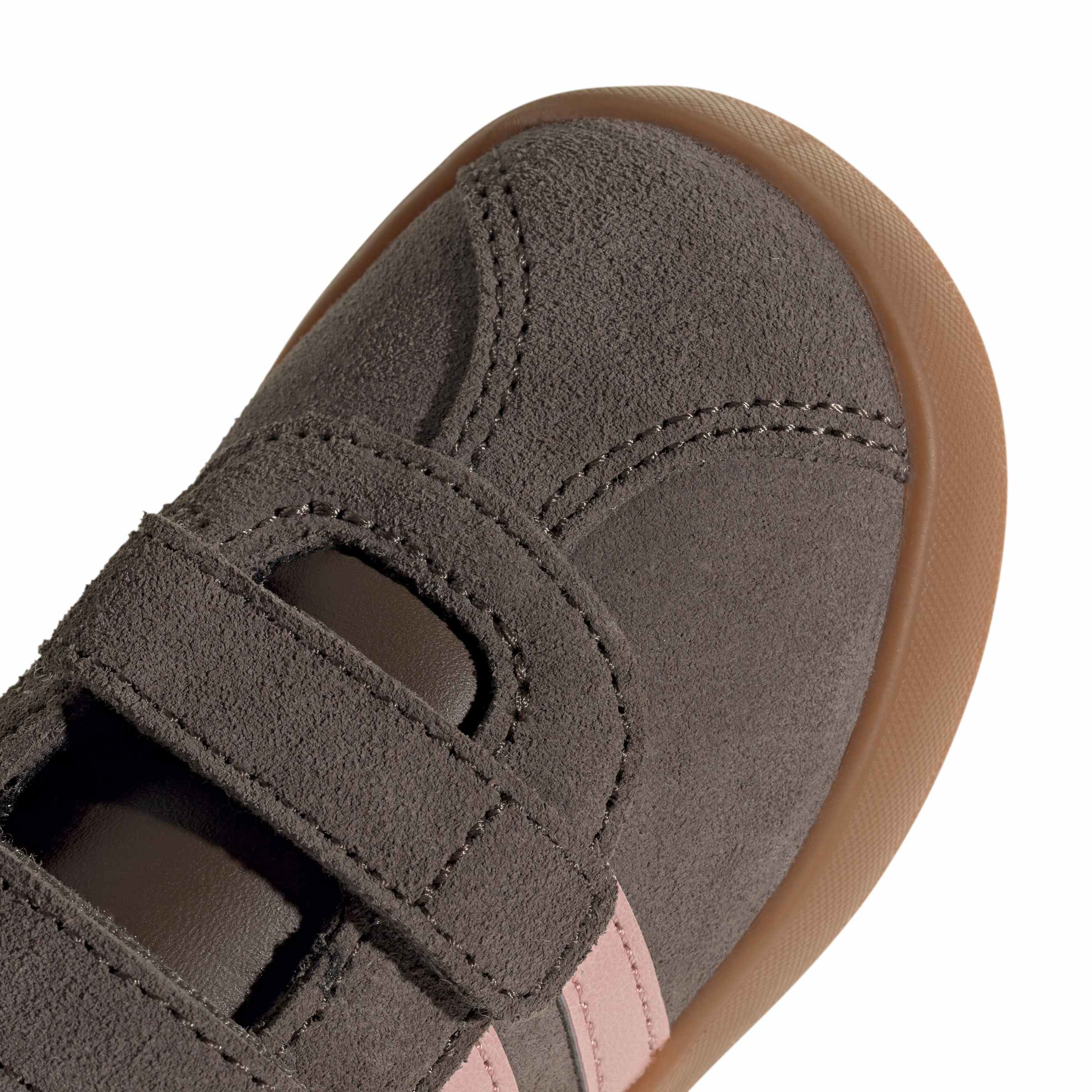 Sapatilhas Bebé Adidas VL Court 3.0 CF I Castanho/Rosa Adidas 